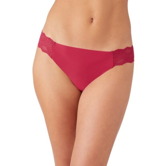 B.tempt'd by Wacoal Women's B.bare Thong, Persian Red, Size L, NWT - Picture 1 of 4
